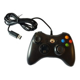 Controle 360 Pc Com Fio Preto Joystick Analogico