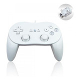 Controle Classic Pro Compatível Wii Controller Cor Branco