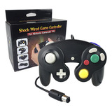 Controle Clássico Compatível Nintendo Wii/u Game Cube Preto