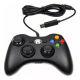 Controle Com Cabo Usb Compatível Com Xbox 360 / Computador