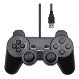 Controle Com Cabo Usb E Analógico Para Pc Windows E Android Shinka Preto