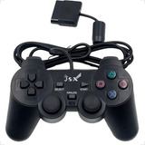 Controle Com Fio Analógico Compatível Psone Playstation 2