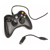 Controle Com Fio Para Xbox 360 Slim Joystick Computador E Pc
