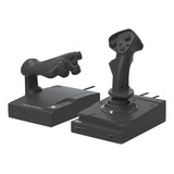 Controle De Vídeogame Joystick De Voo Para Pc, Xbox One/series X/s - Hori Cor Preto