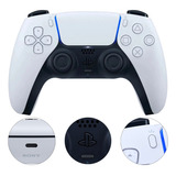 Controle Dualsense Sem Fio Ps5 Playstation Joystick Sony Cor Branco