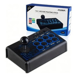 Controle Fliperama Arcade Dobe Para Ps4, Xbox, Pc E Outros Cor Preto