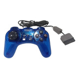 Controle Fostom Azul Compatível Ps1 Play One Novo