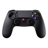 Controle Gamer Pc E Ps4 Redragon Juno G818 Bluetooth Preto Painel Sensivel Conector De 3,5 Mm