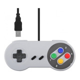 Controle Joypad Snes Super Nintendo Usb Pc Smart Tv Box