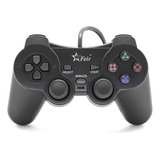 Controle Joystick Feir Fr-201 Compatível Ps2 Preto