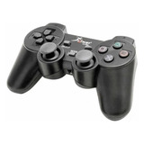 Controle Joystick Knup Dual Shock Ps1 E Ps2 Preto