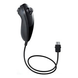 Controle Joystick Nintendo Nunchuk Para Nintendo Wii Preto