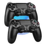 Controle Joystick Sem Fio Mzcontrol Doubleshock Compatível Play 4 Sem Fio Bluetooth Video Game 2024 Preto