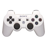 Controle Joystick Sem Fio Sony Playstation Dualshock 3 Play 3 Branco