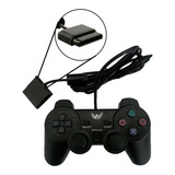 Controle Manete Joystick Compativel Ps1 Ps2 P2 Play2 Com Fio