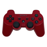 Controle Manete Ps3 Play 3 Red Dualshok 3 Original Sony