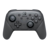 Controle Nintendo Switch Pro Controller Sem Fio Cinza
