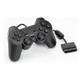 Controle Para Ps2 Dualshock Com Fio E Analógico Shi Cor Preto