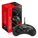Controle Pc Usb Modelo Mega 6 Botoes Vinik - Joystick Joypad