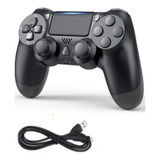 Controle Playstation 4 Sem Fio Manete Ps4 Dual Shock Pc Gam Cor Preto