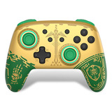 Controle Pro Iine Zelda Bluetooth Nfc Nintendo Switch Amiibo Cor Dourado