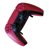 Controle Ps5 Turbo Profissional Com Rapid Fire Cosmic Red