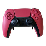 Controle Ps5 Turbo Profissional Com Rapid Fire Cosmic Red