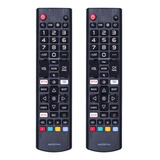 Controle Remoto Compatível Tv LG Amazon Movies Netflix (c/2)
