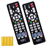 Controle Remoto Net Kit Com 2 Todos Os Modelos Com Pilhas