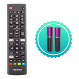 Controle Remoto Smart Tv Fbg 9053 Sky 9053 Le 7260 + Pilhas