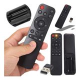 Controle Remoto Usb Compatível Tv Box Smart Tv Sem Fio Mouse