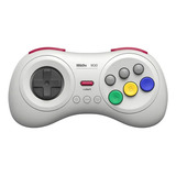 Controle S/ Fio 8bitdo M30 Bluetooth Windows/android/mac/ste Cor Branco
