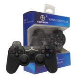 Controle Sem Fio Compatível Com Ps3 Wireless 2.4g Cor Preto