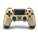 Controle Sem Fio Playstation 4 Dualshock 4 Gold Refurbish
