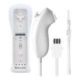 Controle Wii Remote Plus + Nunchuk Compatível Nintendo Wii/u