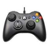 Controle Xbox 360 Com Fio Joystick Pc 2 Em 1 Cor Preto Ouhai