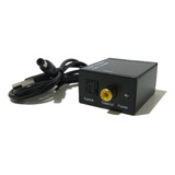 Conversor Adaptador De Som Óptico Digital X Rca Analógico