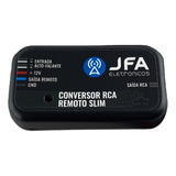 Conversor Automotivo Fio Para Rca Remoto Slim 12v Cd Dvd