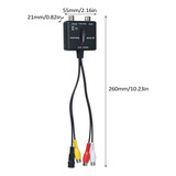 Conversor Coaxial Rf Mini Modulador Av Para Saída Do Modulad