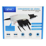 Conversor De Vídeo Vga Para Rca/s-vídeo/vga Knup