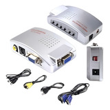 Conversor De Video Vga X Rca/super Video (pc Tv) - 101.96.9