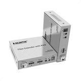 Conversor Hdmi/kvm Extender Fibra Ótica 4k 20km 3840x2160