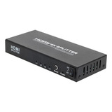 Conversor Splitter Hdmi 1x4 Saídas 1080p 85hz Dolby Digital