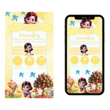 Convite Digital Branca De Neve + Sugestões De Presentes 