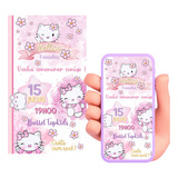 Convite Digital Hello Kitty Para Whatsapp