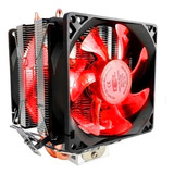 Cooler Intel Xeon X79 X99 Lga 2011 Dual + Suporte Parafusos Led Vermelho