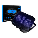 Cooler Notebook Ergonomico Led 4 Fans Ventoinhas Silenciosa