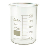 Copo Becker Em Vidro Com Capacidade 250 Ml - Graduado -