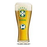 Copo Brasil Vidro Oficial Cbf Copa Do Mundo 2022 - 370ml
