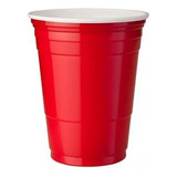 Copo Chopp Cerveja Bebidas Descartável Beer Pong Vermelho 